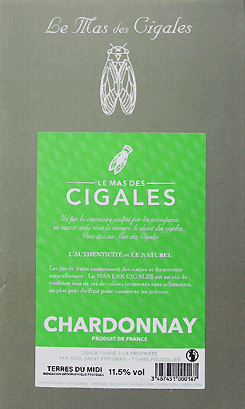 Chardonnay Mas des Cigales 10L