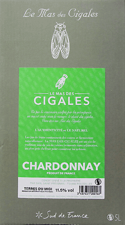 Chardonnay Mas des Cigales 5L
